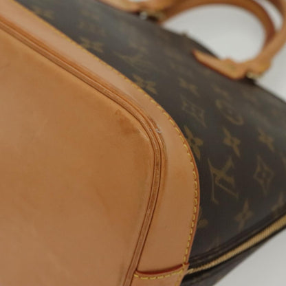 Louis Vuitton Alma, Brown, Canvas, handbag