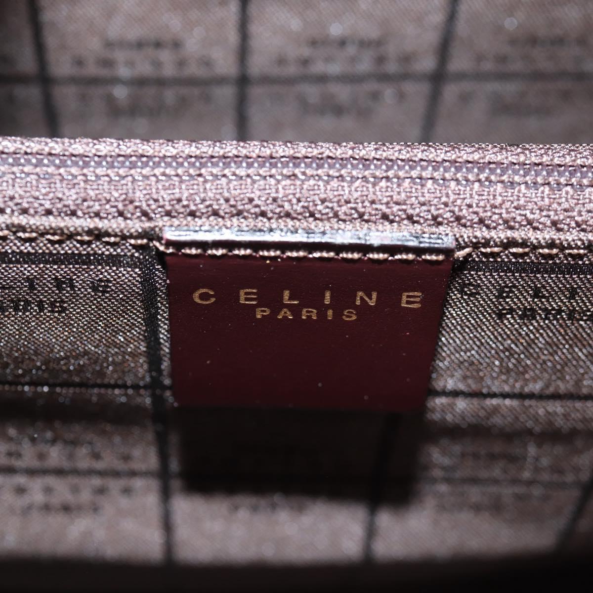 Céline Logo du cercle, Brown, Leather, handbag