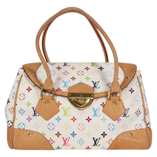 Louis Vuitton Beverly, White, Canvas, handbag