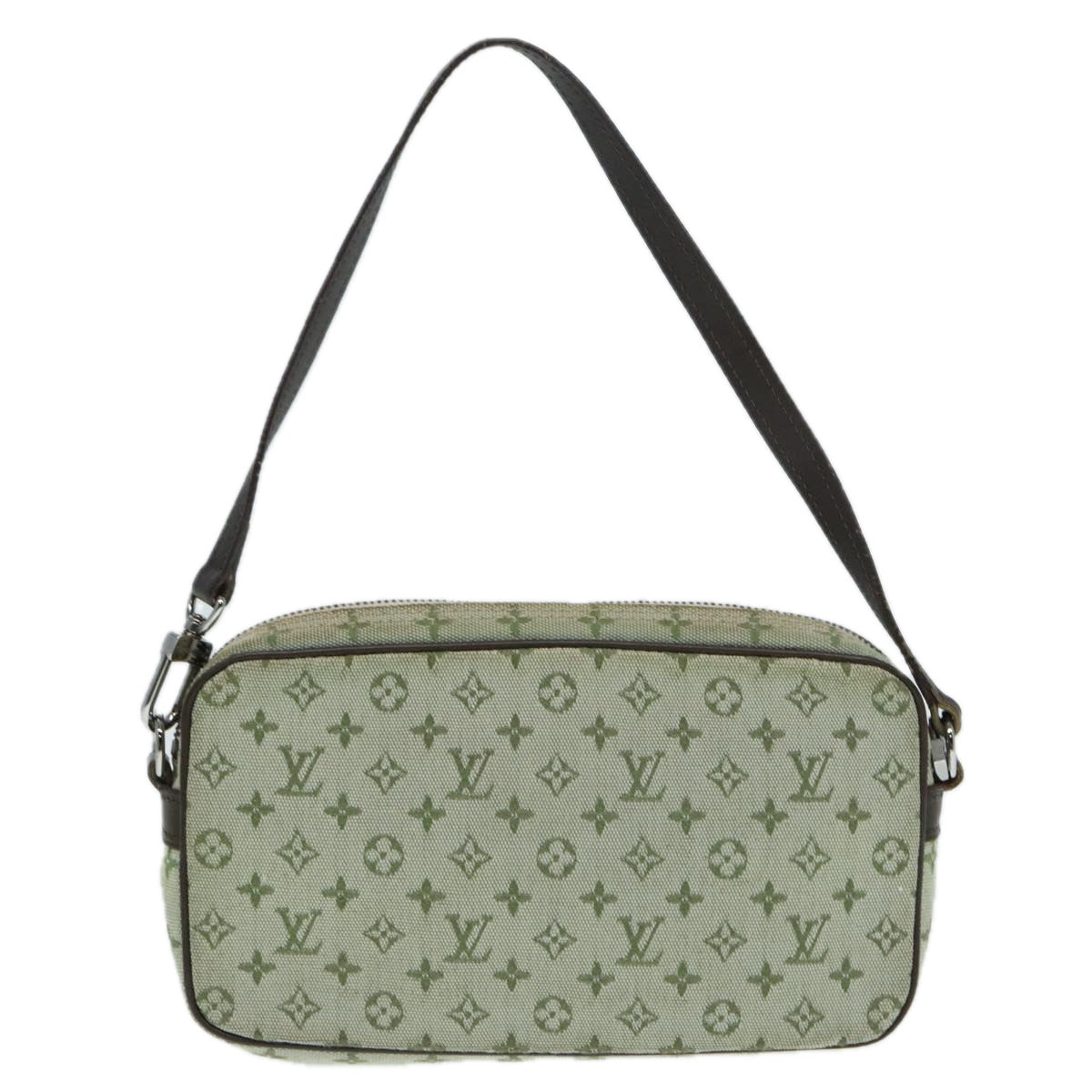 Louis Vuitton Conte De Fées, Green, Canvas, clutch