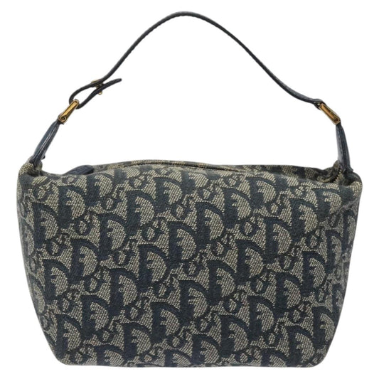Dior Trotter, Navy, Canvas, handbag