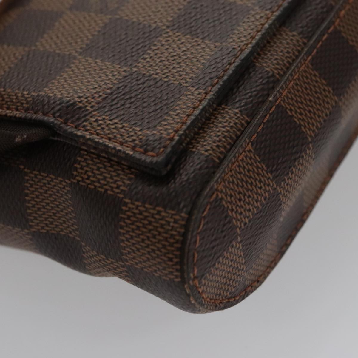 Louis Vuitton Geronimos, Brown, Canvas, shoulder