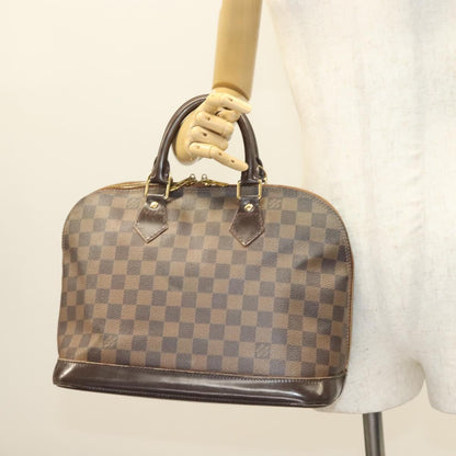 Louis Vuitton Alma, Brown, Canvas, handbag