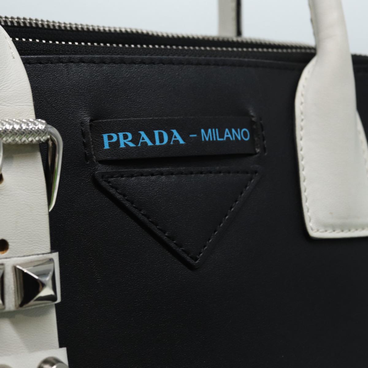 Prada Concept, Black, Leather, handbag