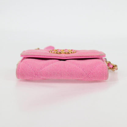 Chanel Trendy CC, Pink, Canvas, shoulder