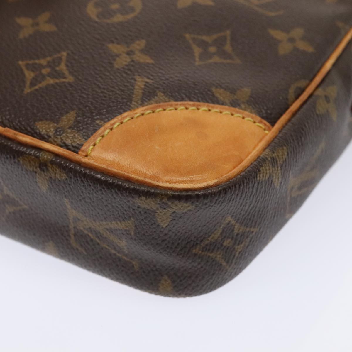 Louis Vuitton Danube, Brown, Canvas, shoulder