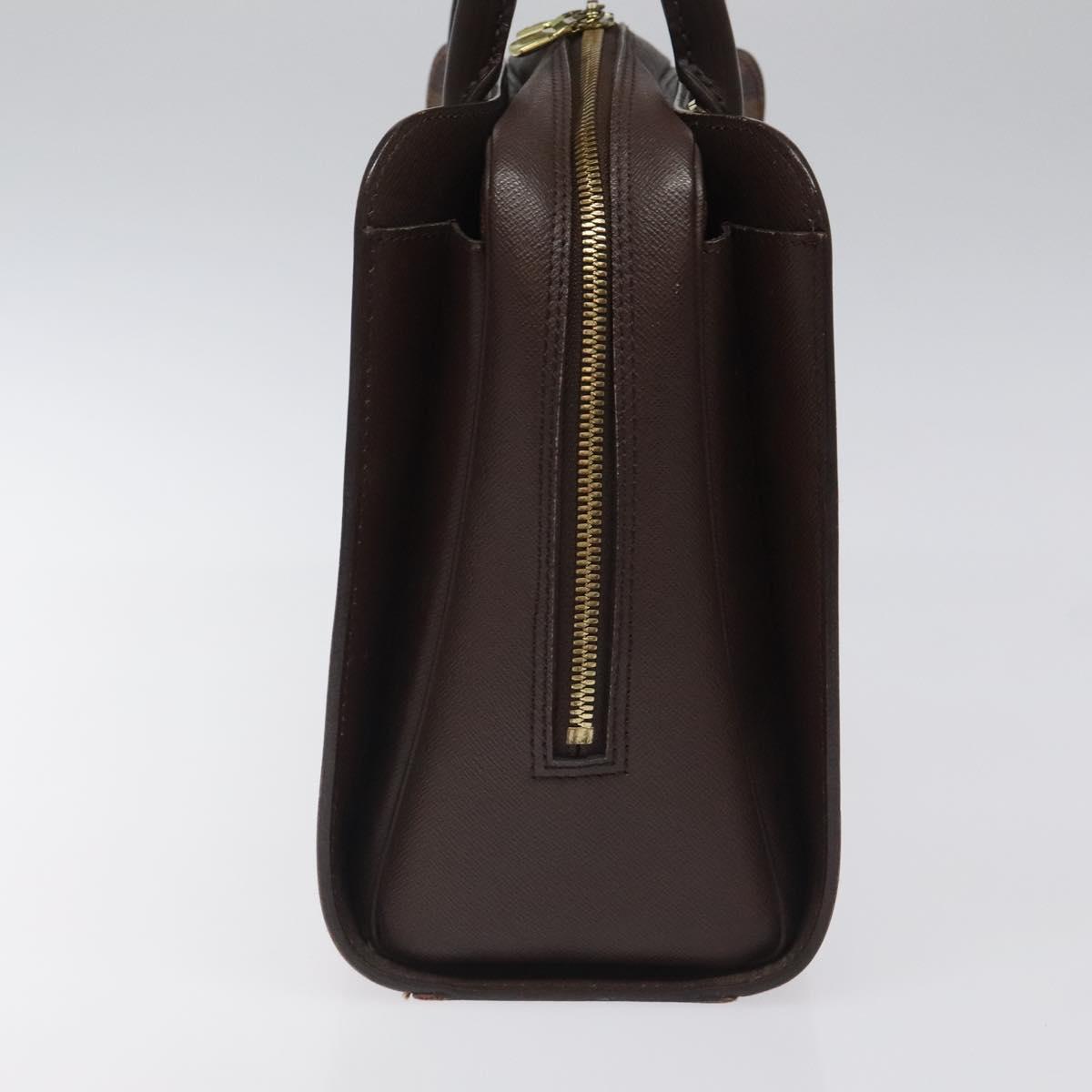 Louis Vuitton Triana, Brown, Canvas, handbag