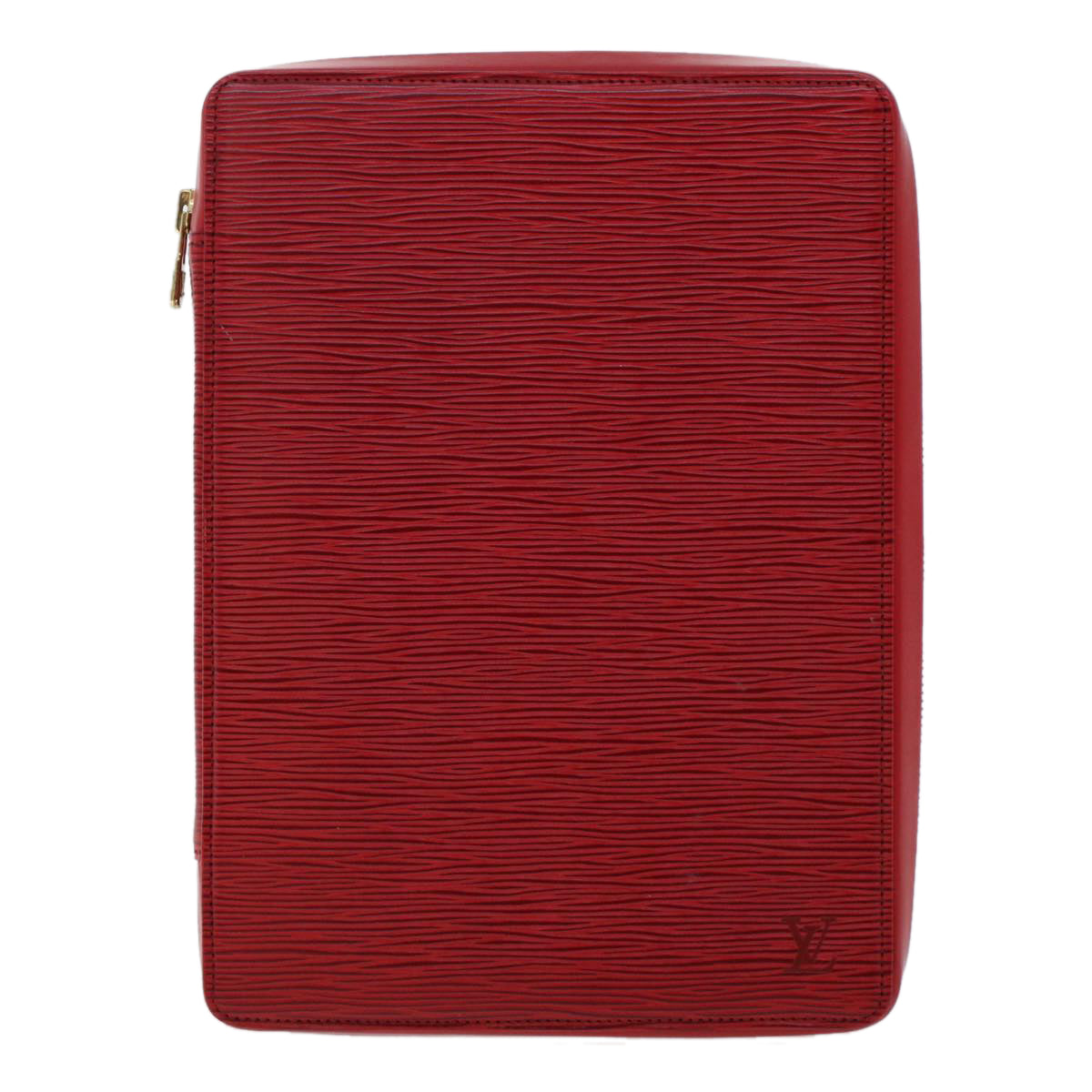 Louis Vuitton Pochette, Red, Leather, clutch