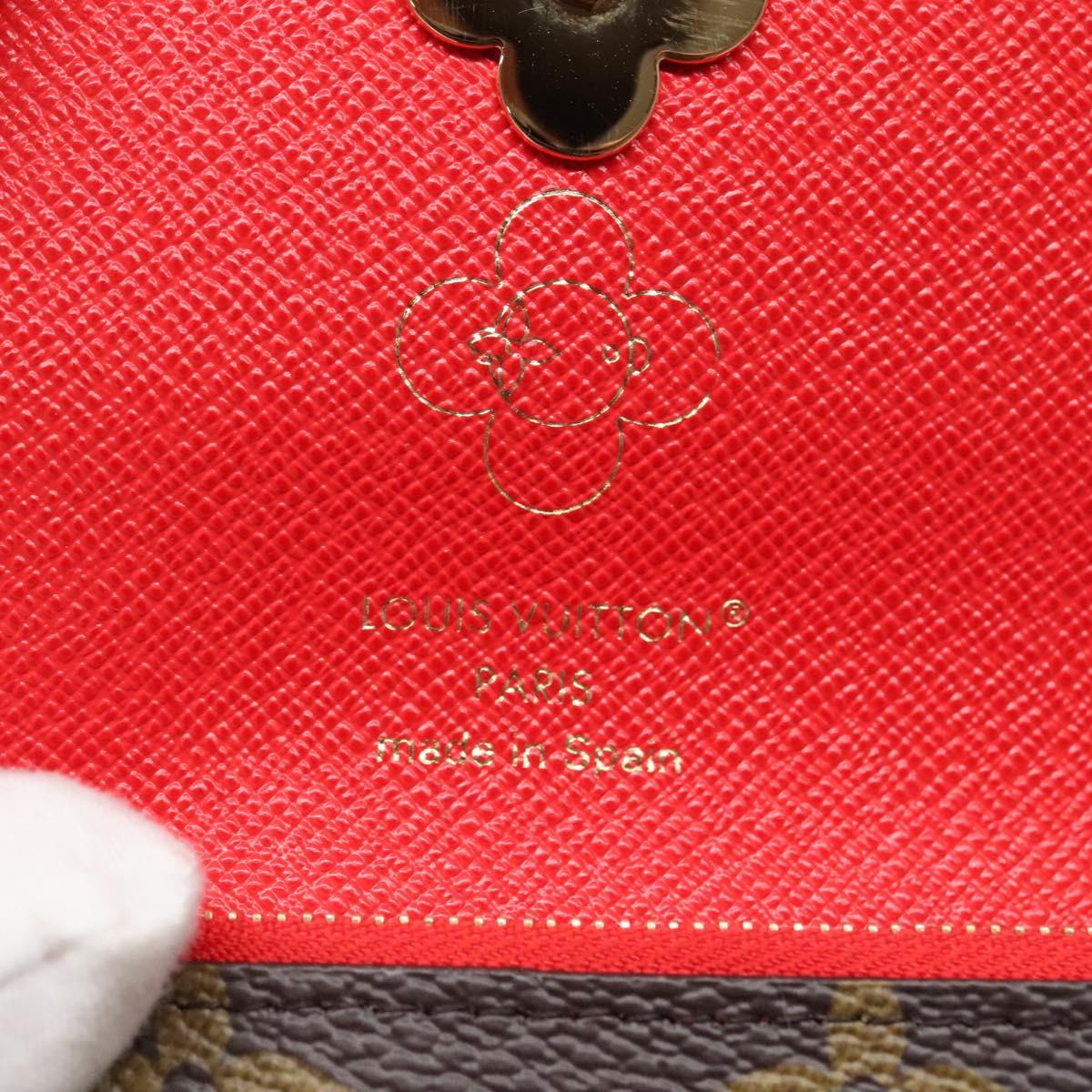 Louis Vuitton Rosalie, Brown, Canvas, wallet