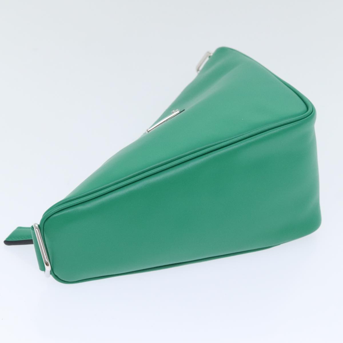 Prada --, Green, Leather, clutch