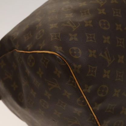 Louis Vuitton Keepall 60, Brown, Canvas, travel