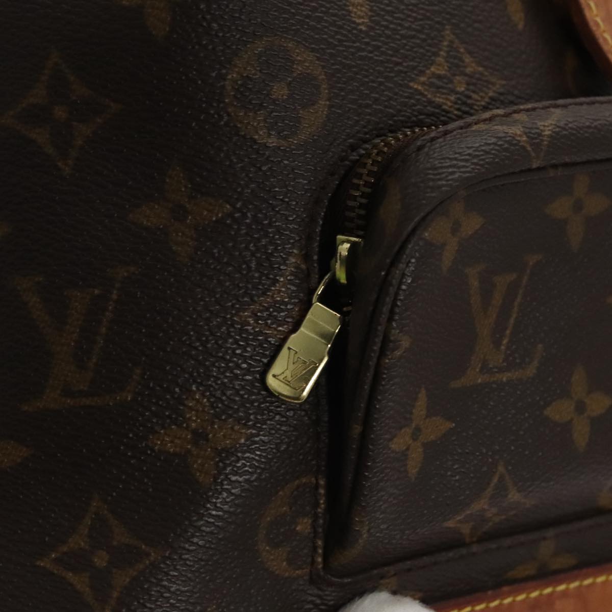 Louis Vuitton Montsouris MM, Brown, Canvas, backpack