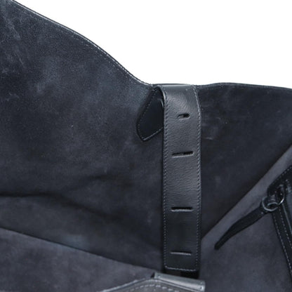 Céline Luggage Phantom, Black, Leather, tote