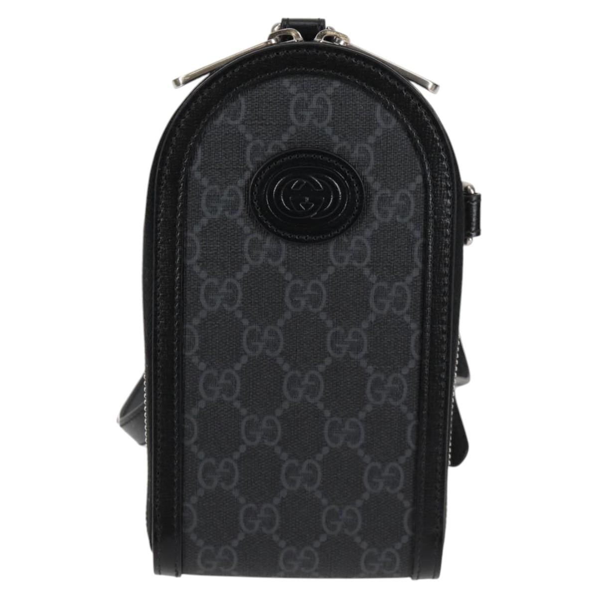 Gucci Off the grid, Black, Canvas, clutch