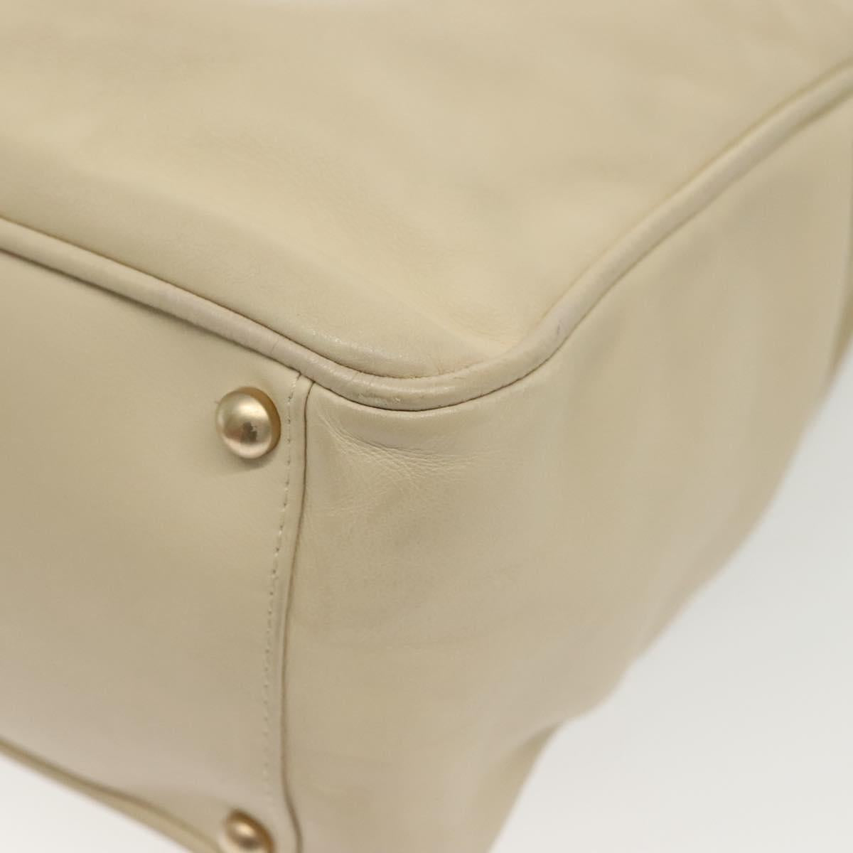 Chanel Camellia, Beige, Leather, shoulder