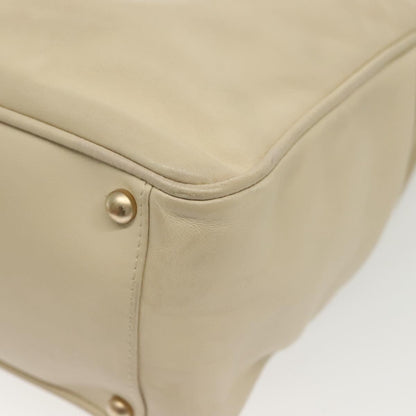 Chanel Camellia, Beige, Leather, shoulder