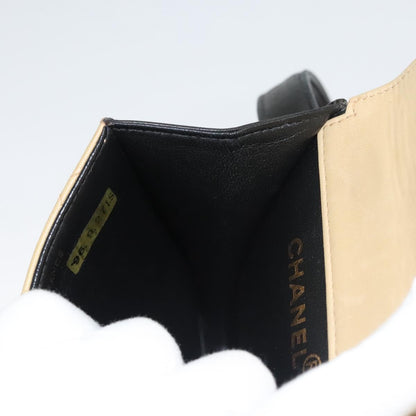 Chanel Phone case, Beige, Leather, clutch