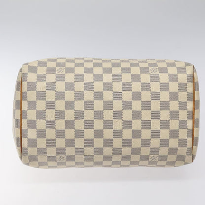 Louis Vuitton Speedy 30, White, Canvas, handbag