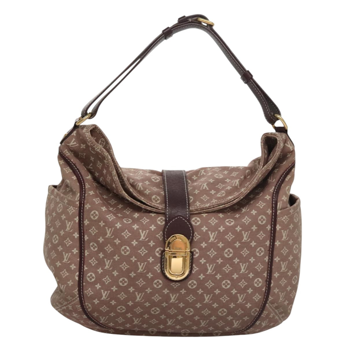 Louis Vuitton Romance, Brown, Canvas, shoulder