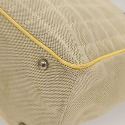 Chanel Camellia, Beige, Canvas, handbag