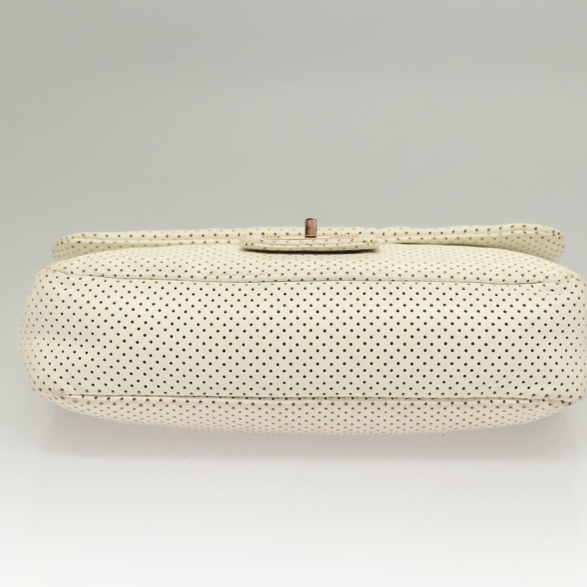 "Chanel 2,55", White, Leather, shoulder