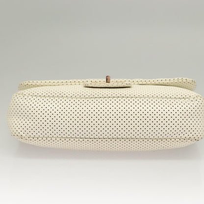 "Chanel 2,55", White, Leather, shoulder