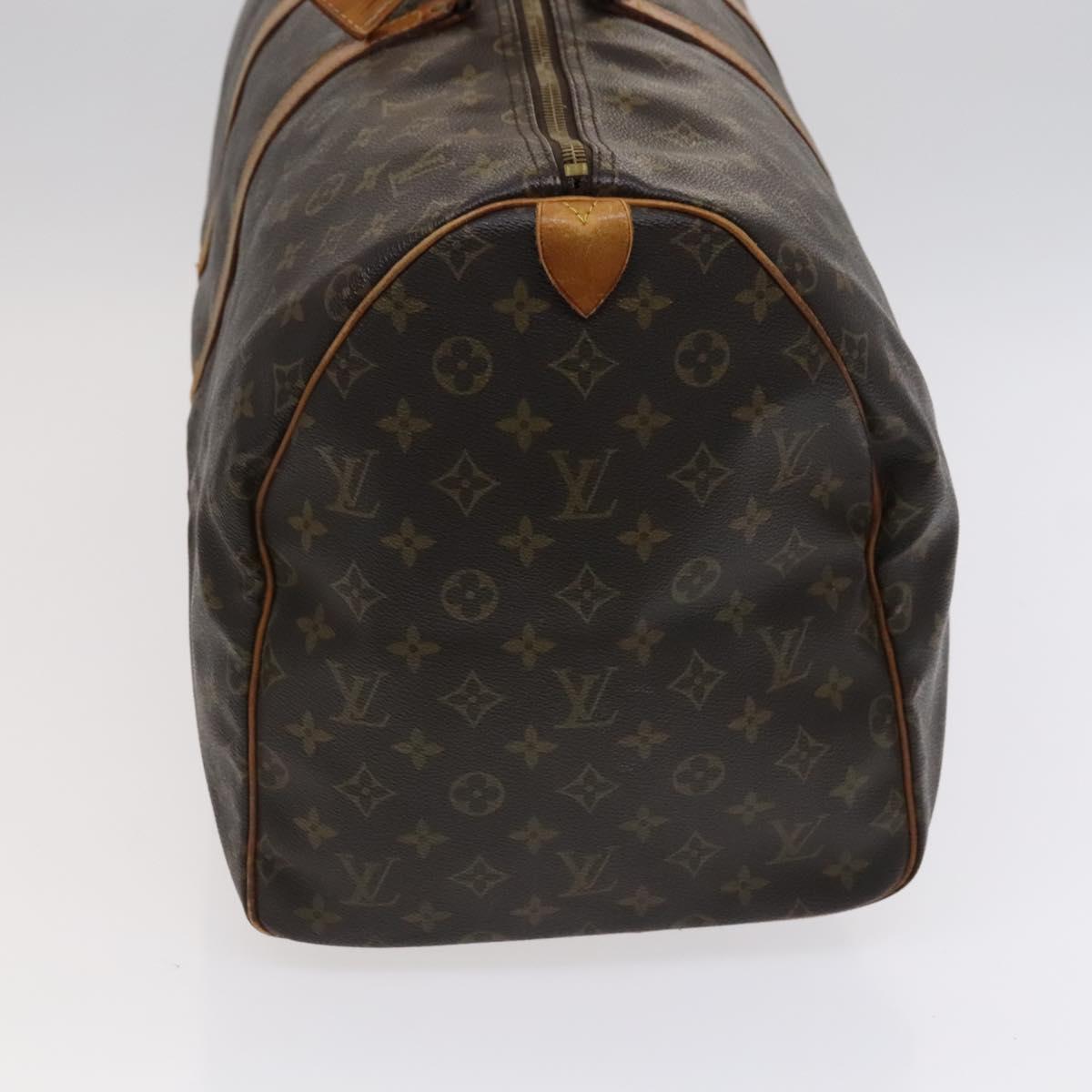 Louis Vuitton Keepall 50, Black, Canvas, travel