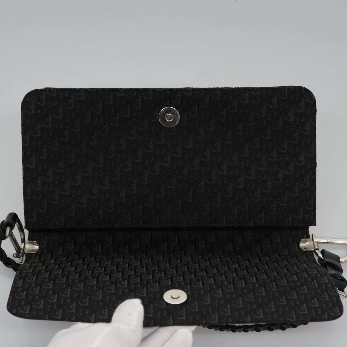 Dior Trotter, Black, Canvas, shoulder