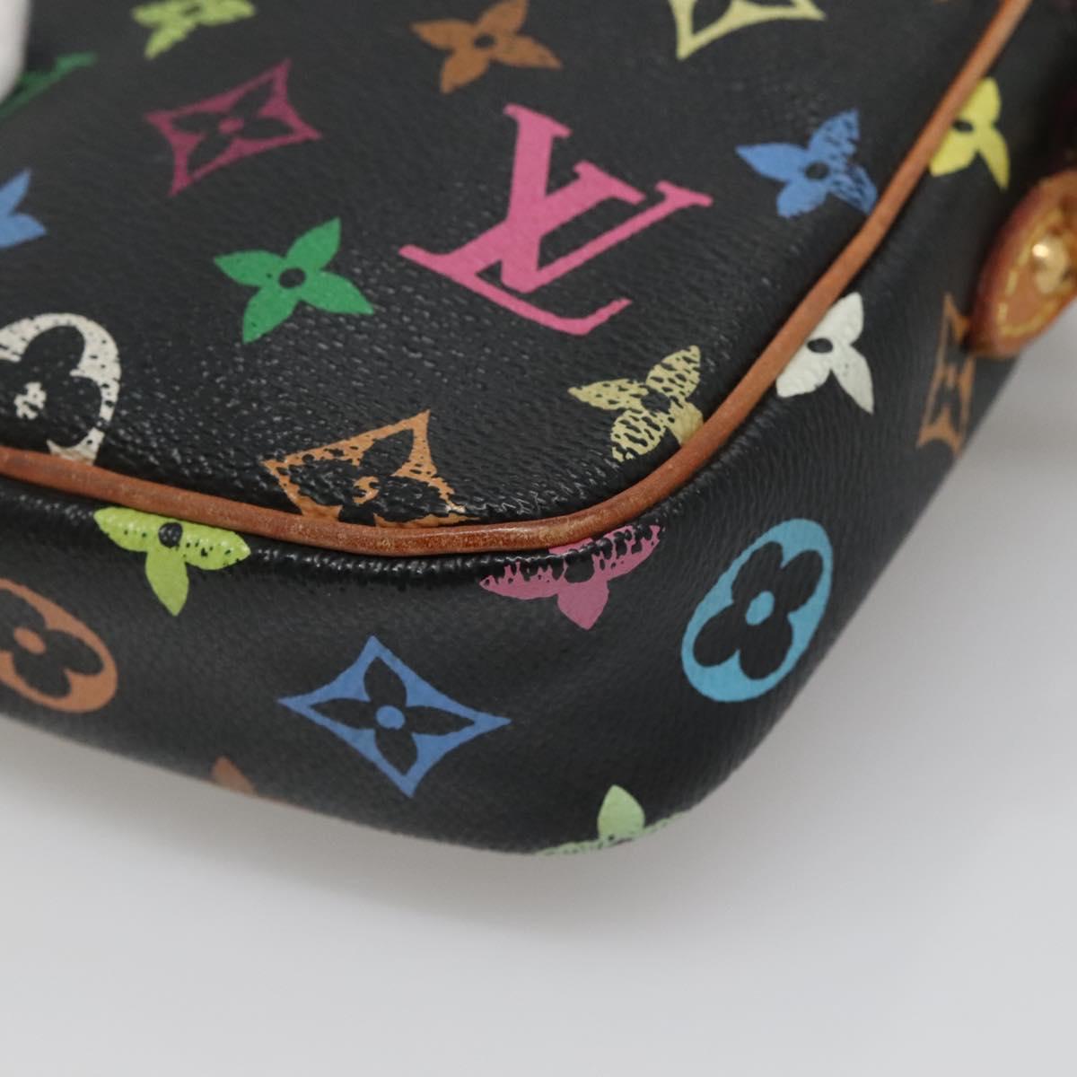 Louis Vuitton Rift, Black, Canvas, shoulder