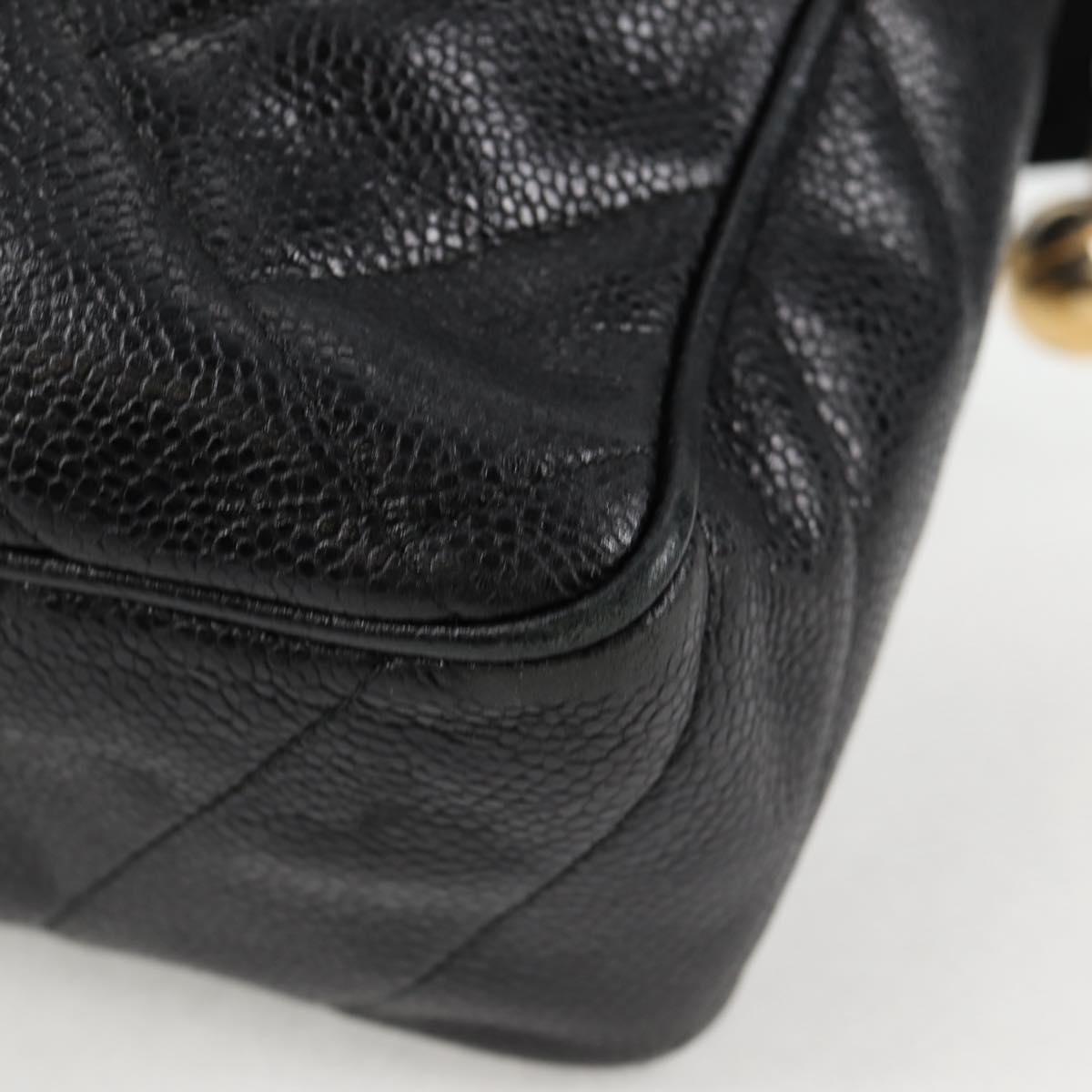 Chanel Camera, Black, Leather, shoulder