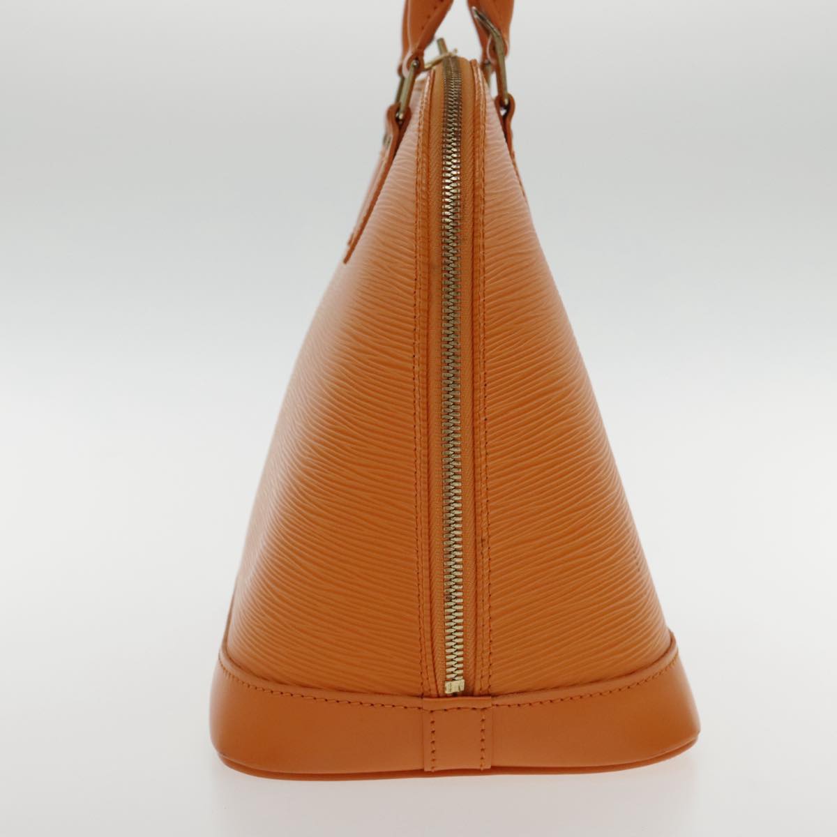 Louis Vuitton Alma, Orange, Leather, handbag