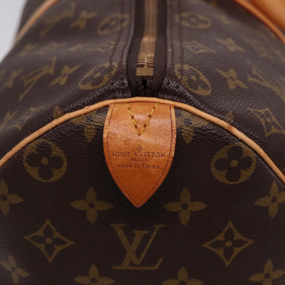 Louis Vuitton Keepall 50, Brown, Canvas, travel