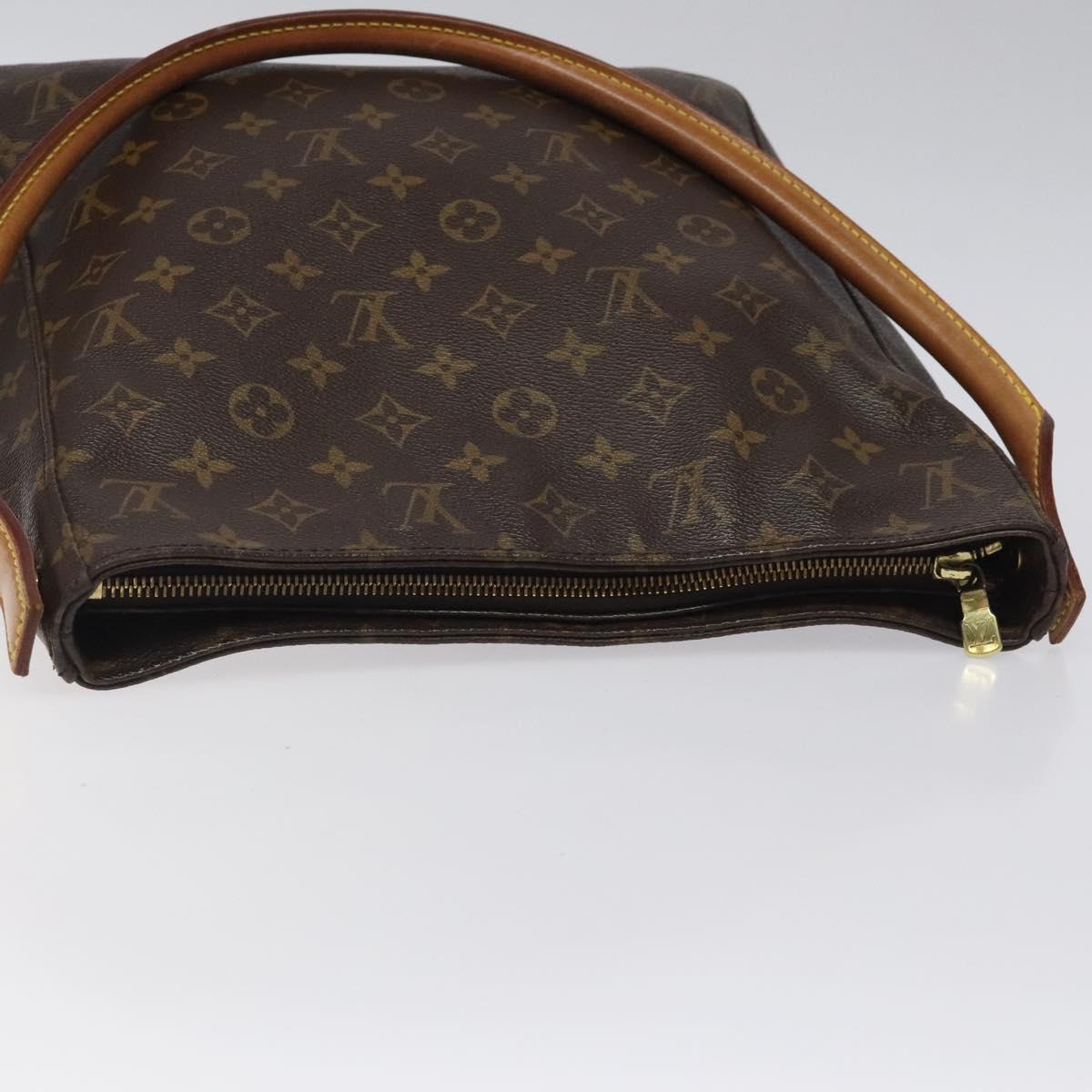 Louis Vuitton Looping GM, Brown, Canvas, shoulder