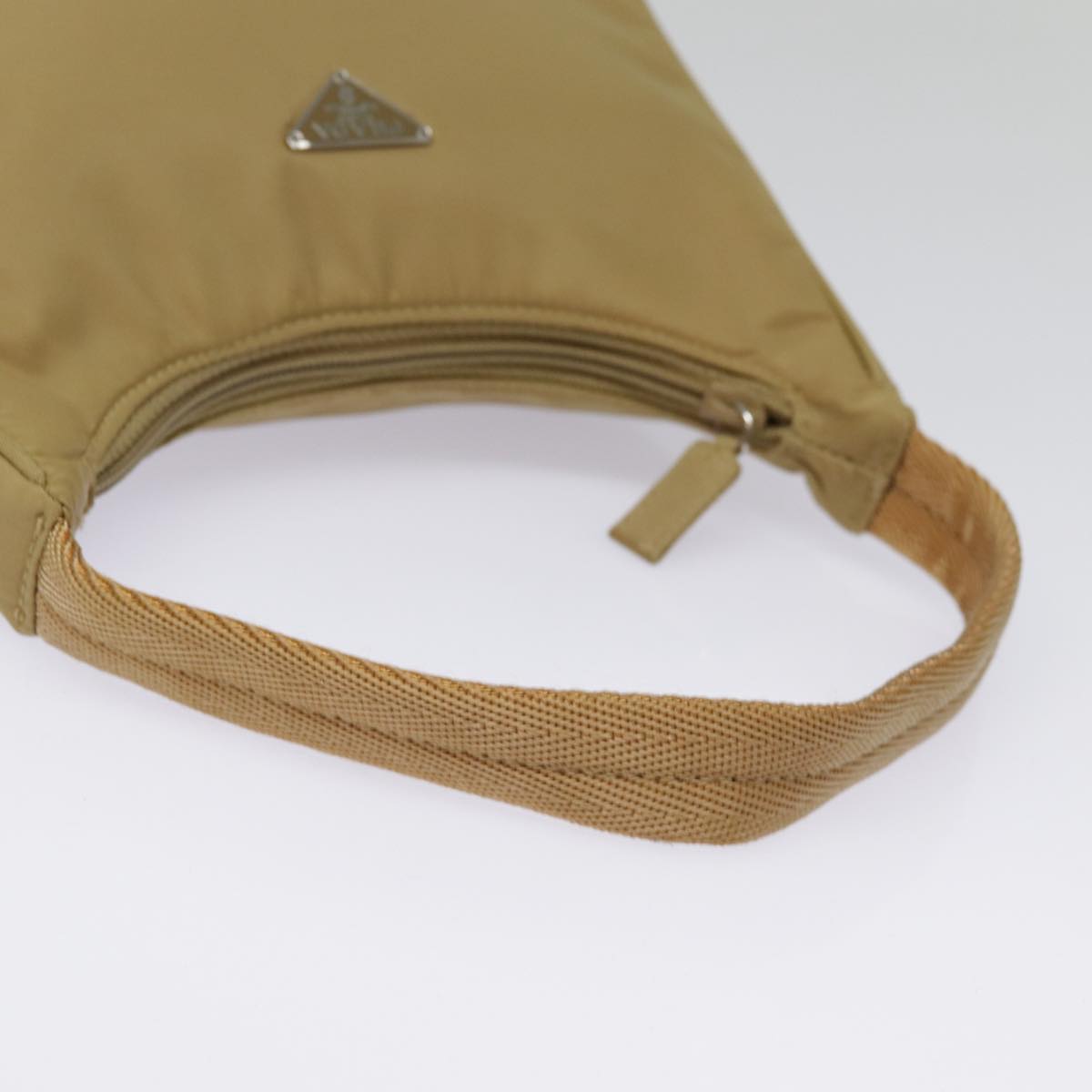 Prada Tessuto, Beige, Canvas, handbag