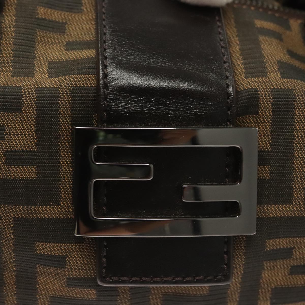 Fendi Vintage Bento Box Bag Zucca Canvas, BROWN, CANVAS, Handbag