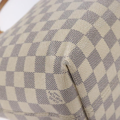 Louis Vuitton Lena PM, White, Canvas, shoulder