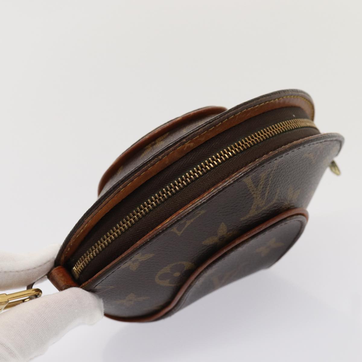 Louis Vuitton Ellipse, Brown, Canvas, clutch