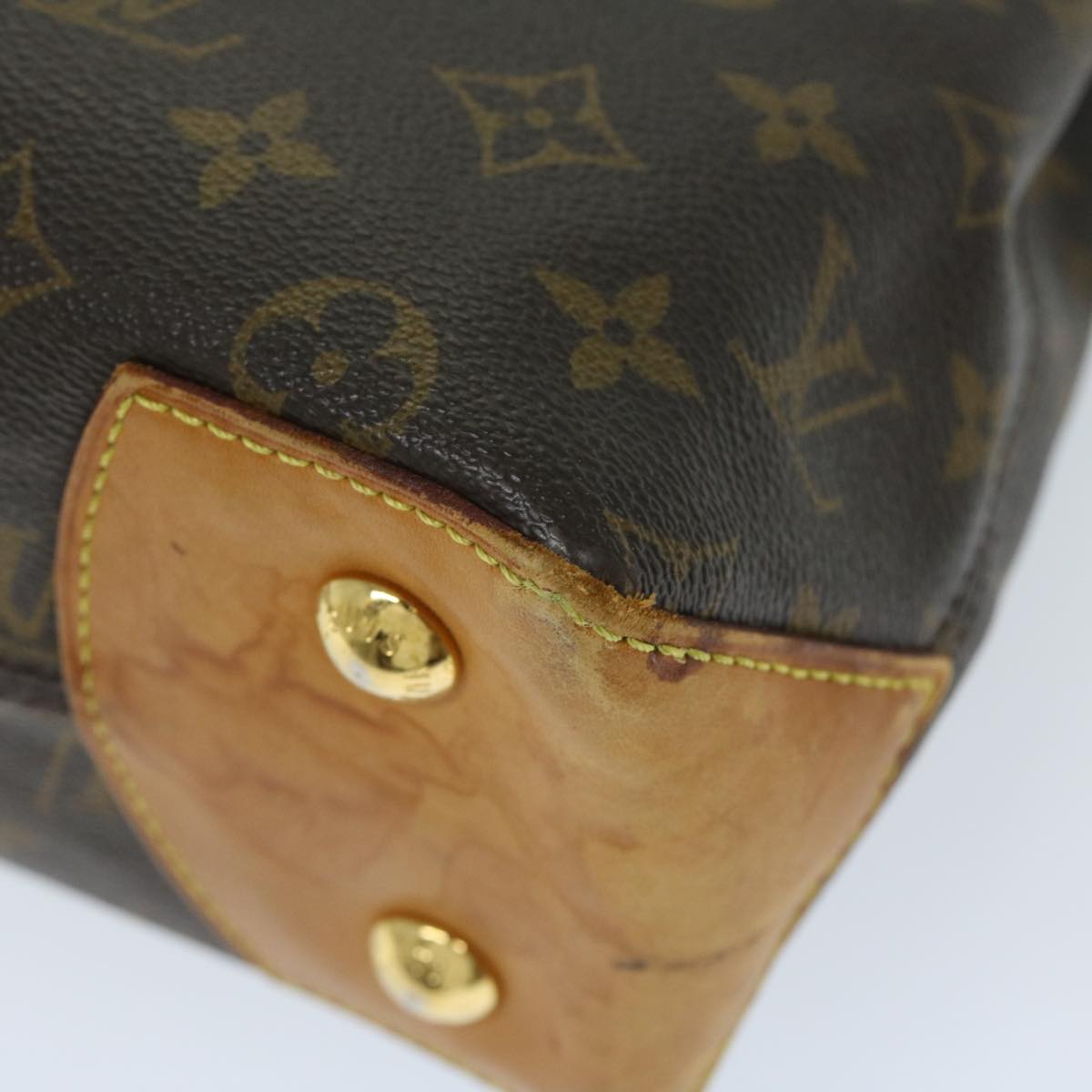 Louis Vuitton Wilshire, Brown, Canvas, handbag