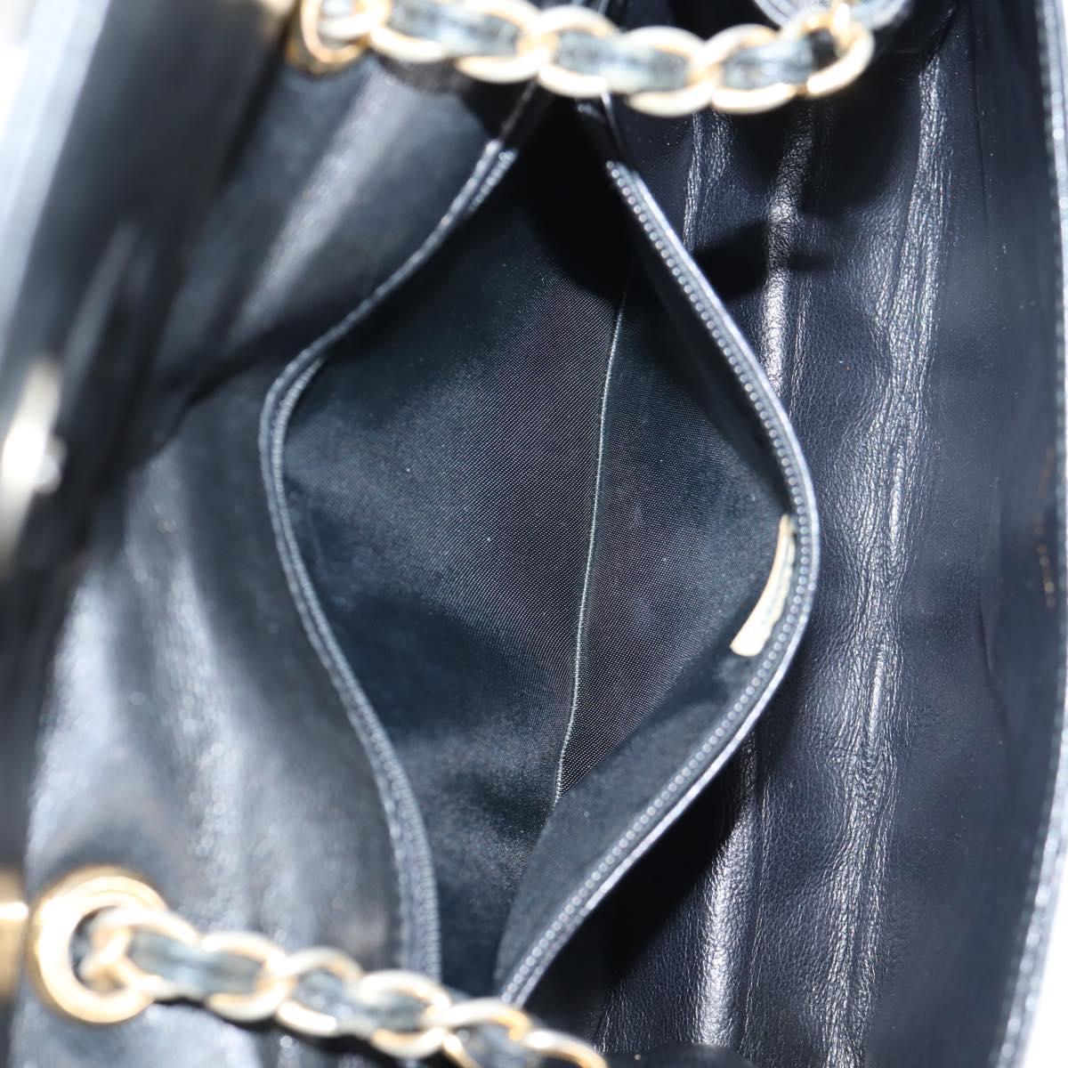 Chanel Tassel, Black, Leather, shoulder
