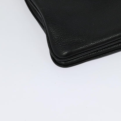 Prada Double, Black, Leather, shoulder