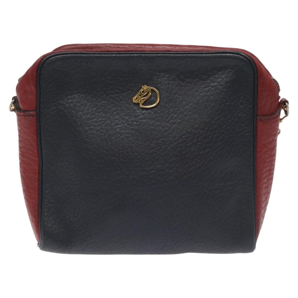 Hermès --, Navy, Leather, shoulder
