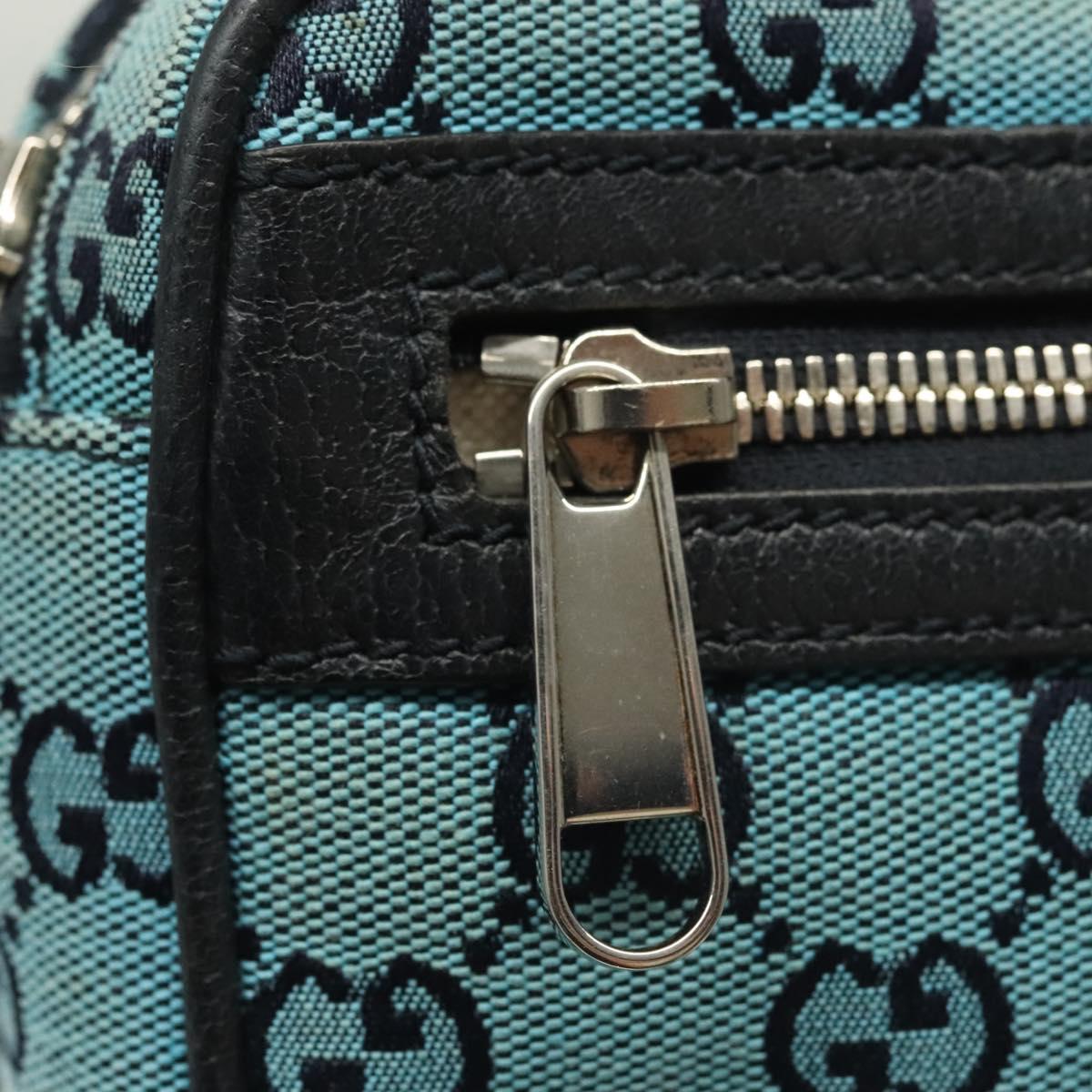 Gucci GG canvas, Blue, Canvas, shoulder