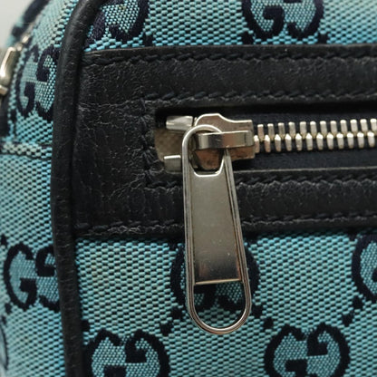 Gucci GG canvas, Blue, Canvas, shoulder