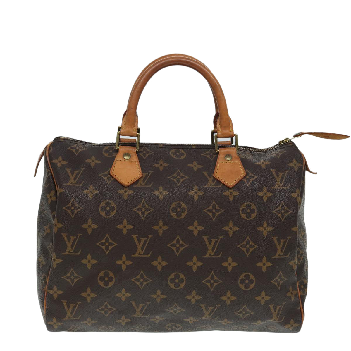 Louis Vuitton Speedy 30, Brown, Canvas, handbag