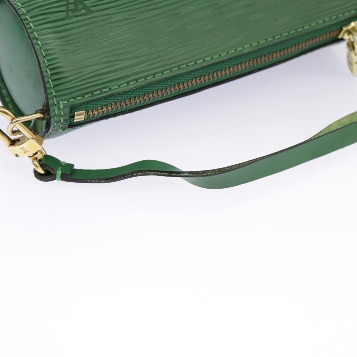 Louis Vuitton Soufflot, Green, Leather, handbag