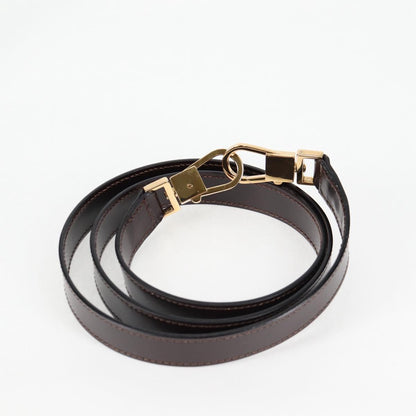 Céline Logo du cercle, Brown, Leather, handbag