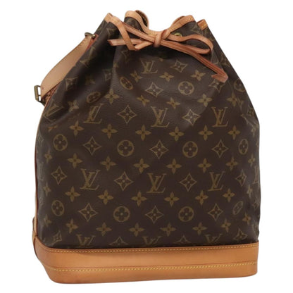 Louis Vuitton Noe, Brown, Canvas, shoulder