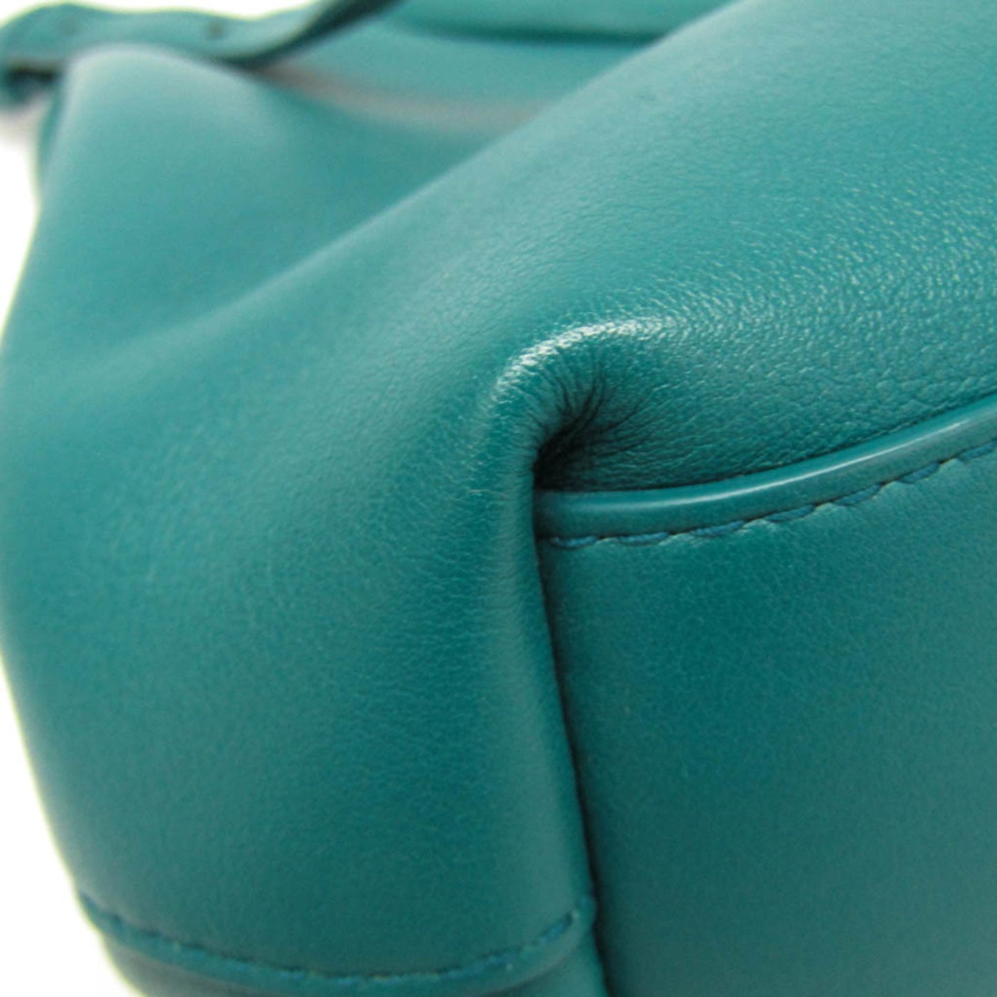 Bottega Veneta Point Shoulder Bag Leather, Green, Leather, Shoulder Bag