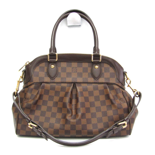 Louis Vuitton Trevi Handbag Damier, Brown, Canvas, Handbag