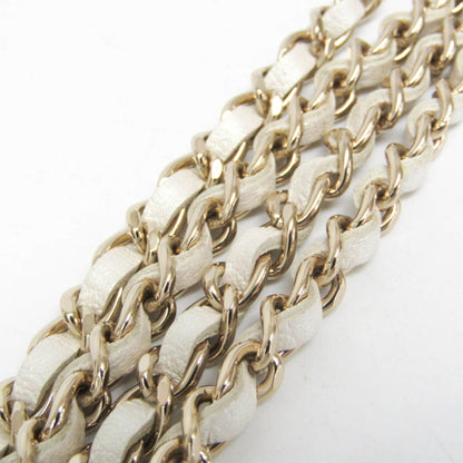 Chanel Chain Around Coin Purse with Chain Quilted Caviar, White, Leather, Shoulder Bag